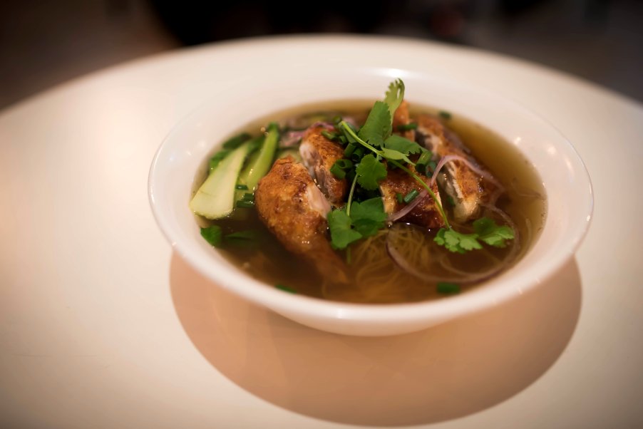 Crispy Chicken Mee Noodle Soup