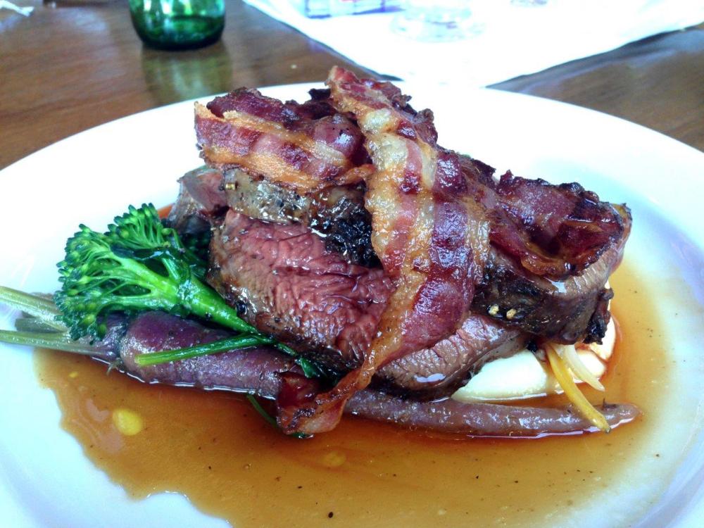 Adelaide Hills Fallow Deer, Winter Vegetables, Pancetta and Spinach