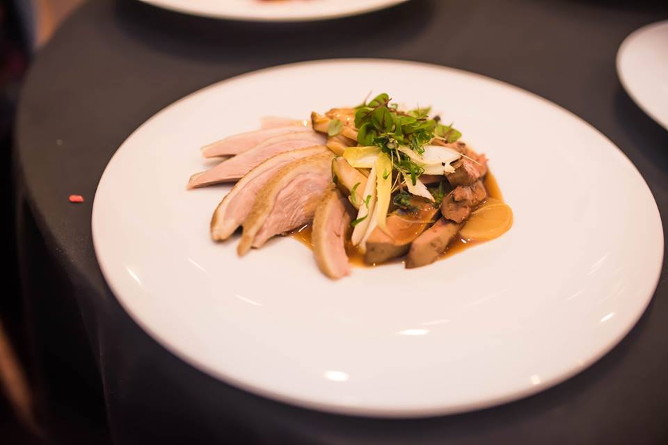 Slow Cooked Whole Abalone, Salt Water Duck and Duck Liver